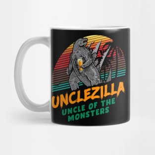 Unclezilla Monster Funny Uncle Gifts Cool Funny Uncle Mug